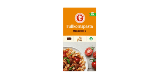 Kungsörnen Fullkornspasta Snabbmakaroner